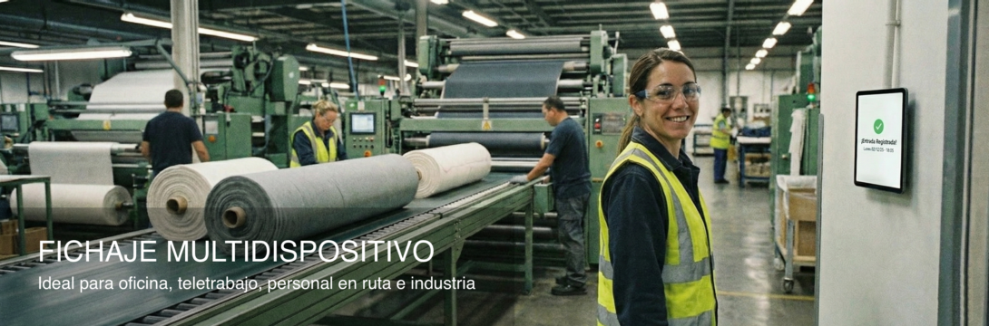 Fichaje en industria