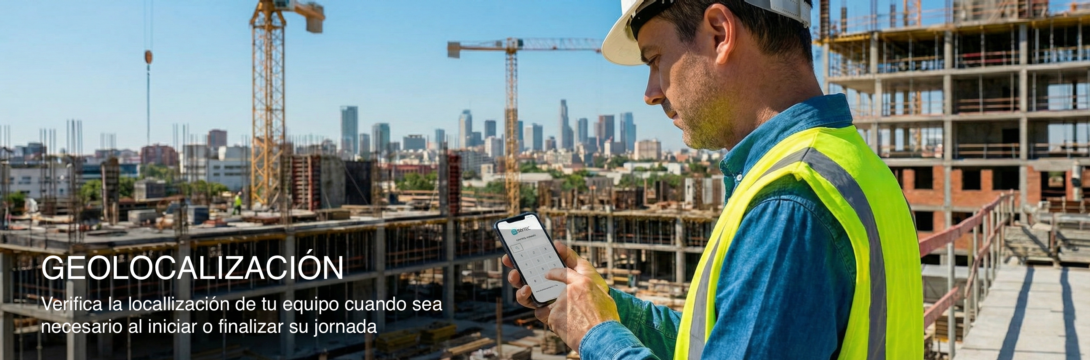 Control horario laboral - Geolocalización